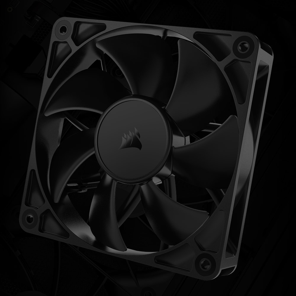 Transparent placeholder image for FRAME 4000X RS Black four RS120 PWM fans included media block