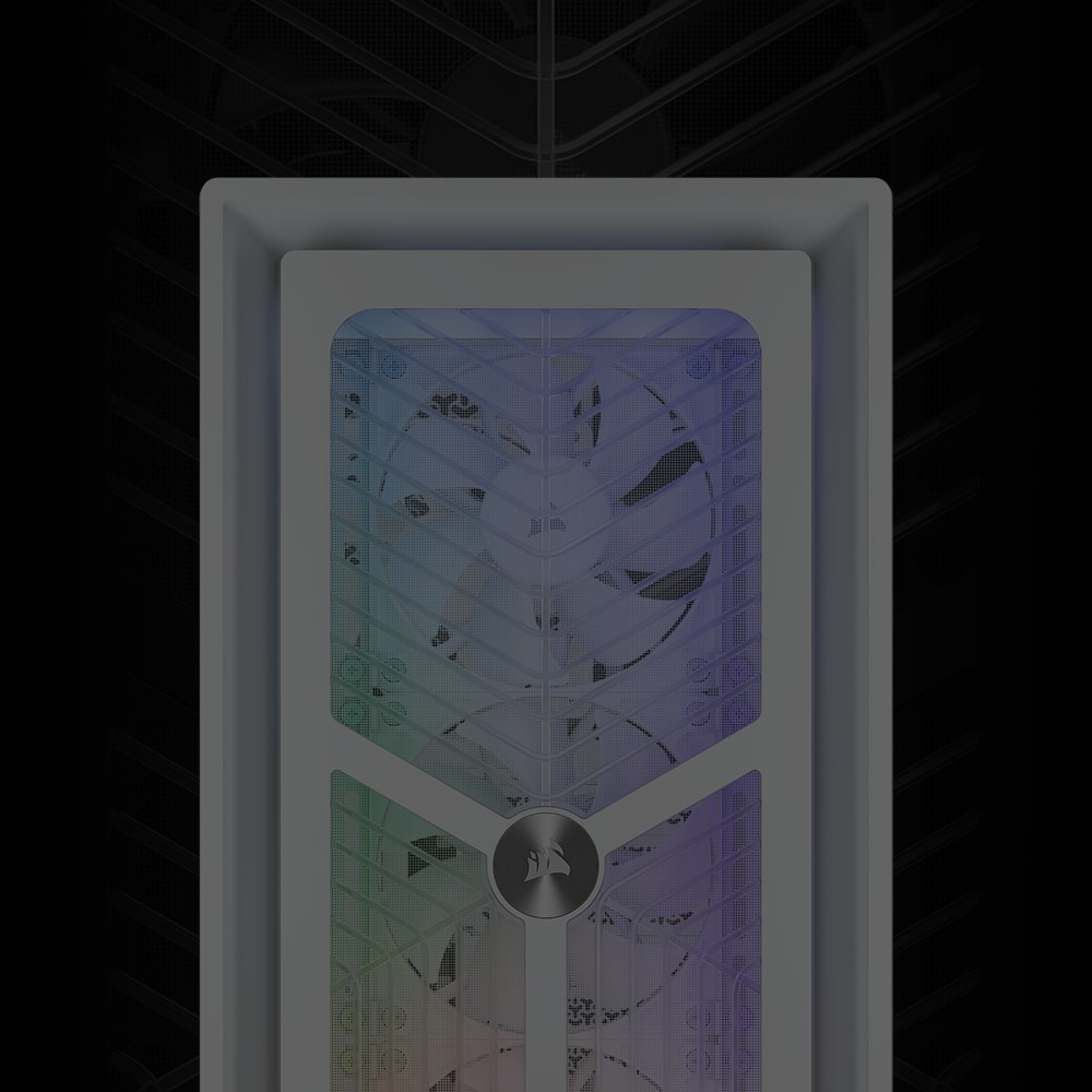 Transparent placeholder image for FRAME 4000X RS White high airflow RGB front panel media block