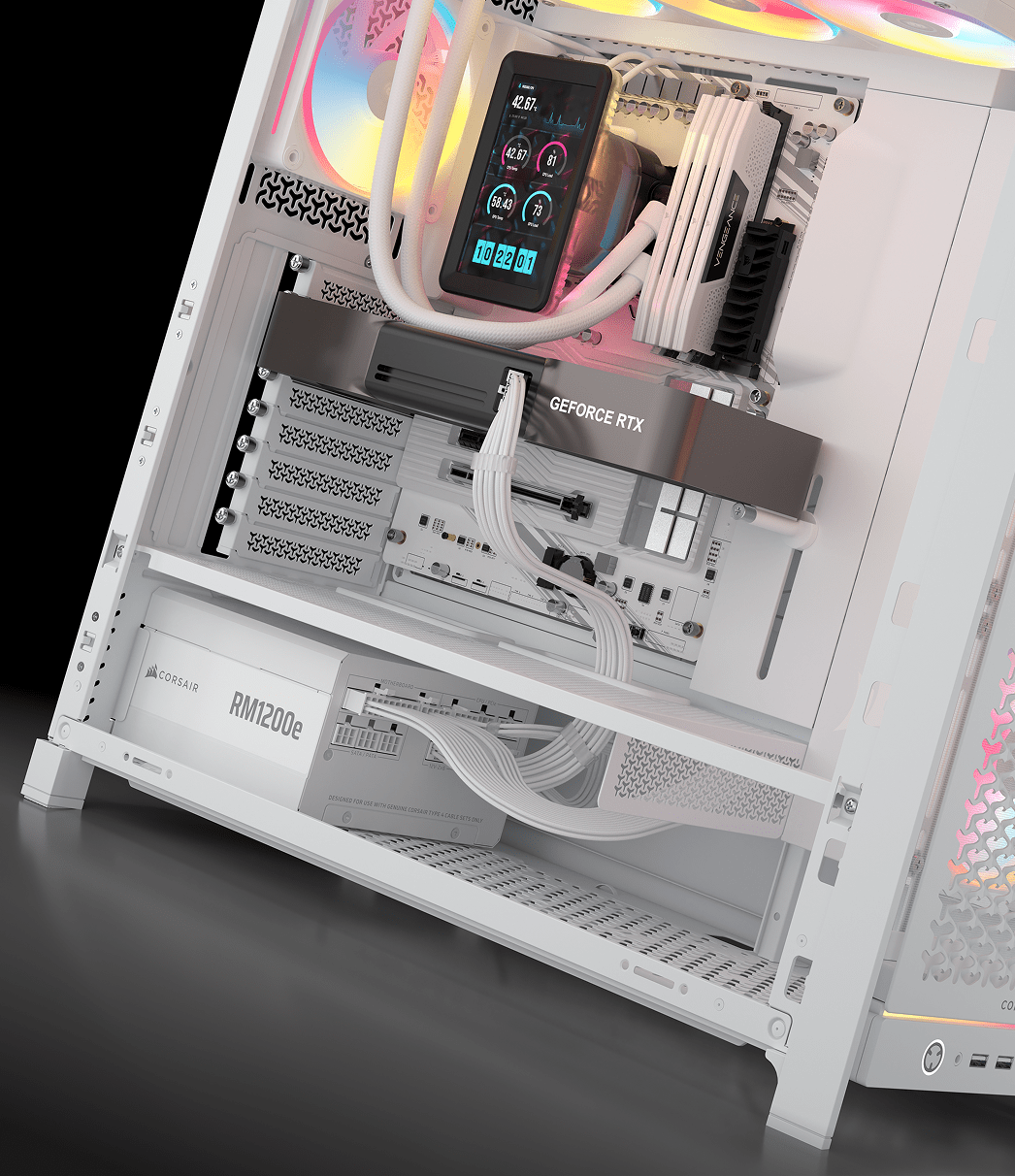RMe Series RM1200e Fully Modular Low-Noise ATX Power Supply - White