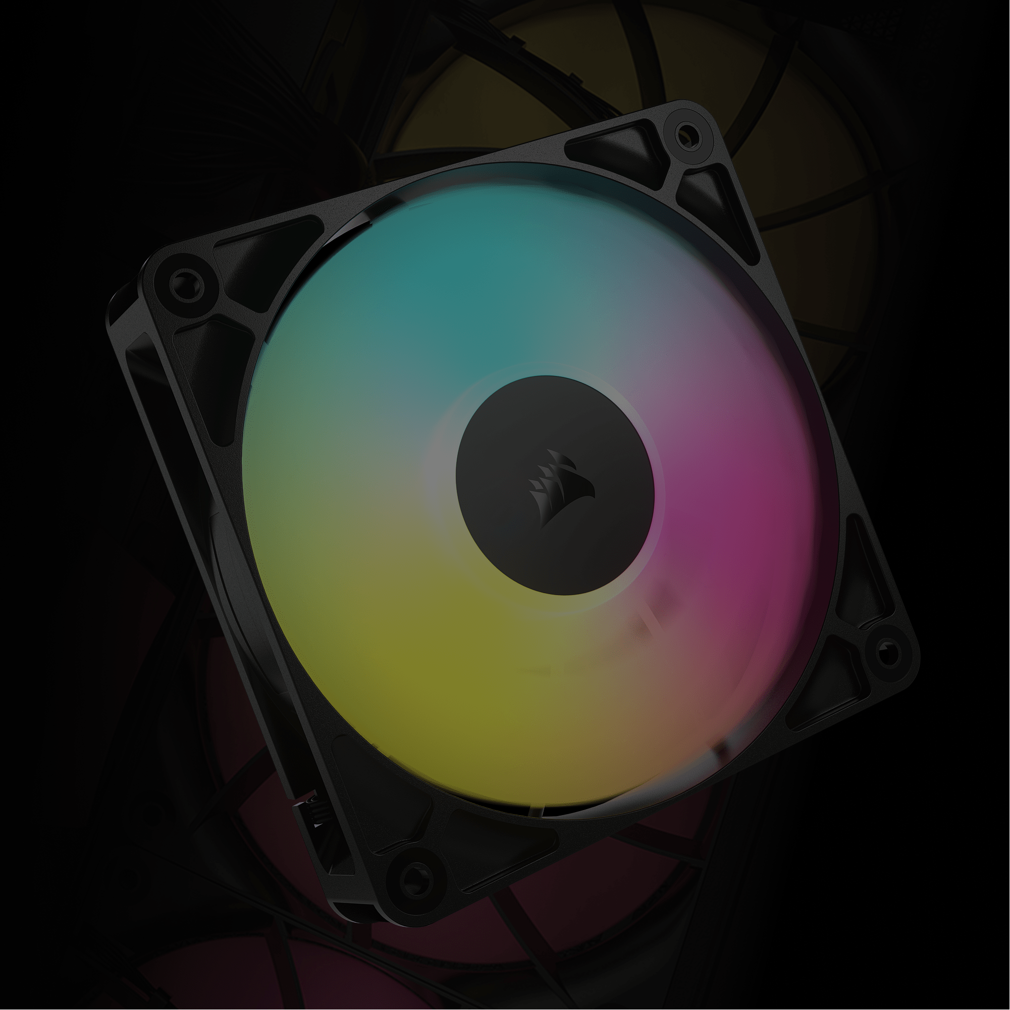 Transparent placeholder for 3200D RS ARGB Black three RS120 ARGB fans included media block.