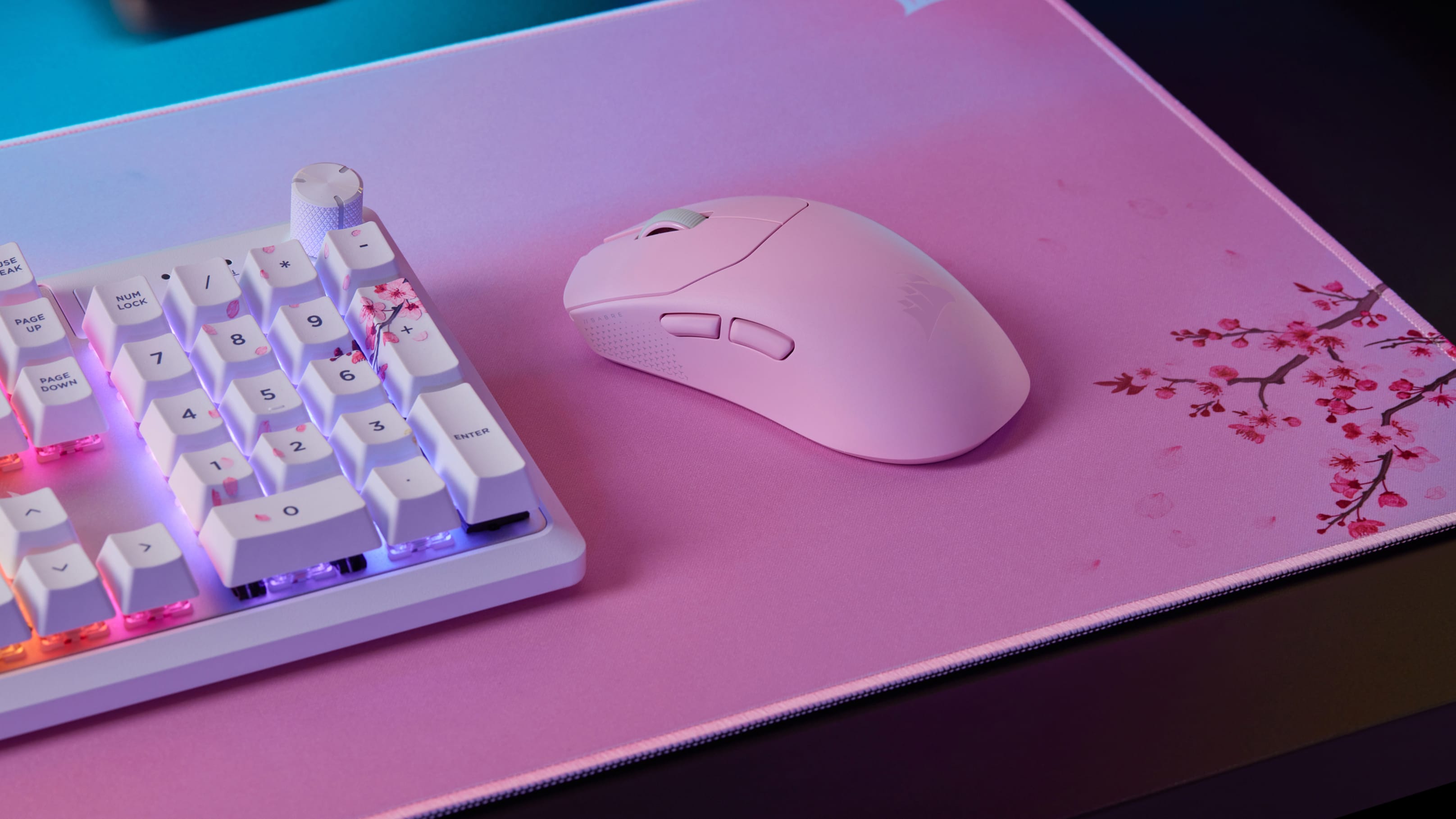 Stand Out From The Crowd | SABRE v2 PRO ULTRALIGHT WIRELESS Gaming Mouse - Pink | Media