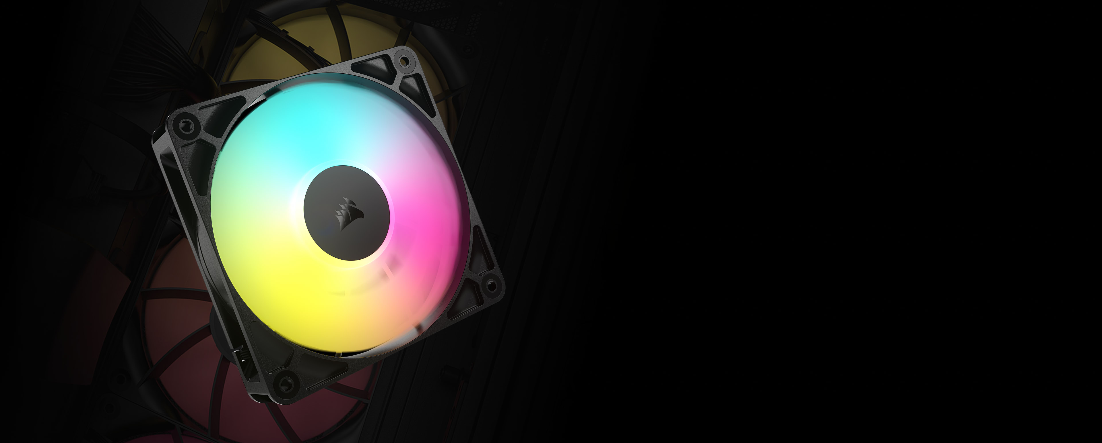 Transparent placeholder for 3200D RS ARGB Black three RS120 ARGB fans included media block.