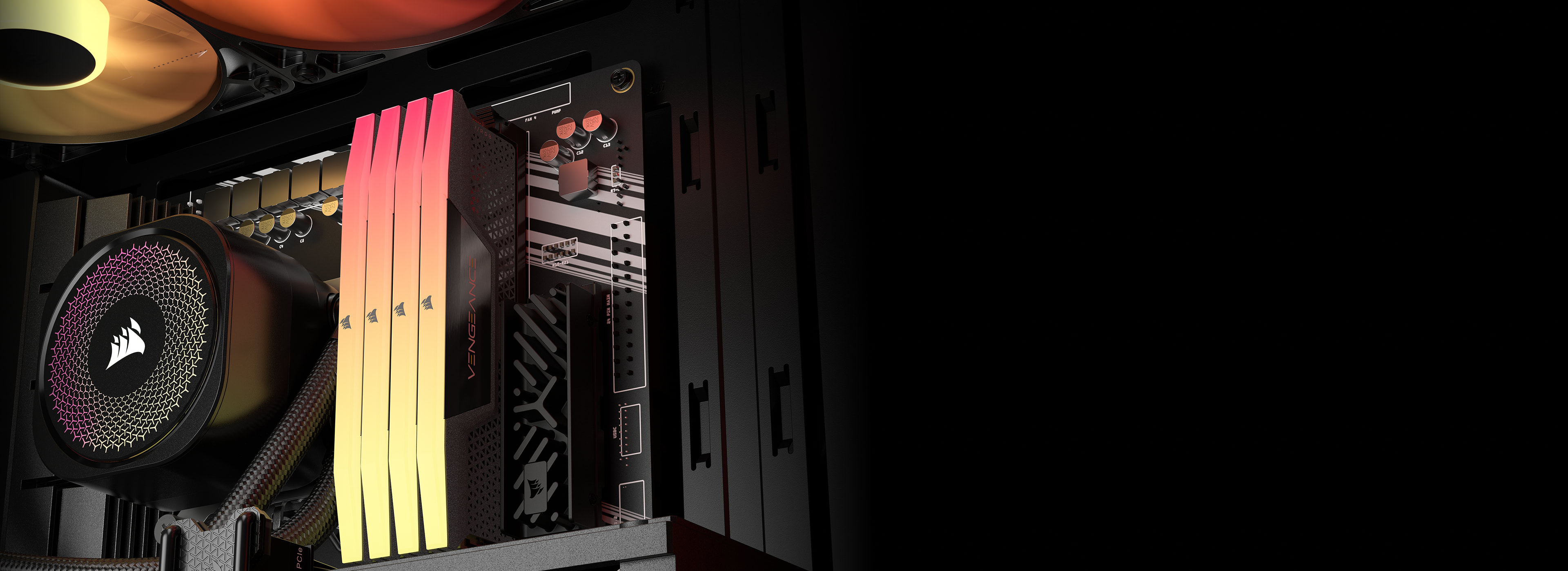 Transparent placeholder for 3200D RS ARGB Black designed for super-clean builds media block.