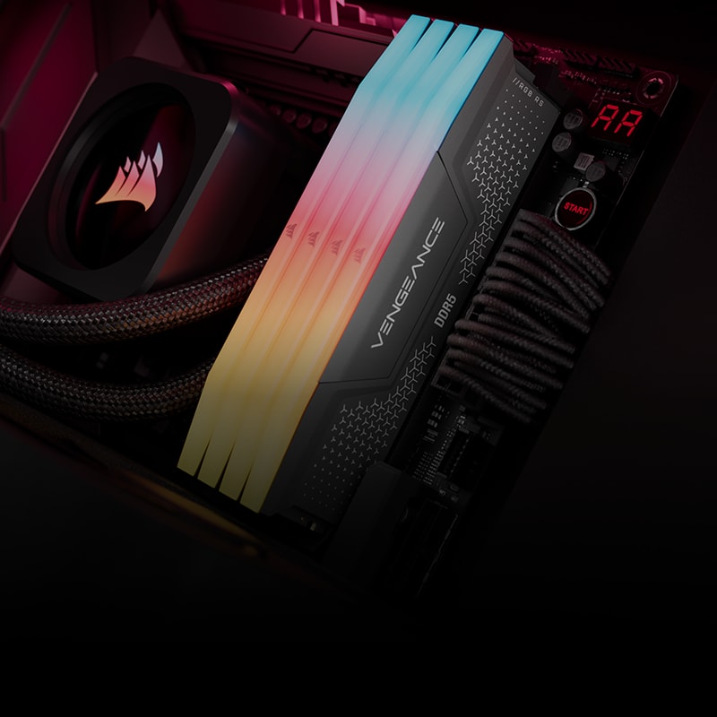 A short video showcasing CORSAIR VENGEANCE RGB DDR5 modules.