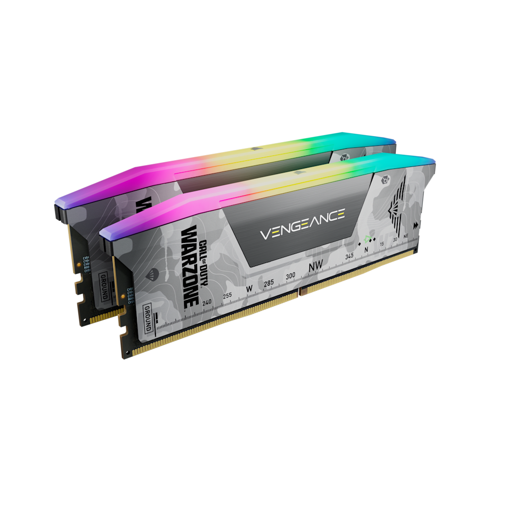 Vengeance RGB 32GB (2x16GB) DDR5 DRAM Up To 6000MT/s CL30 AMD EXPO & Intel XMP Memory Kit CALL OF DUTY