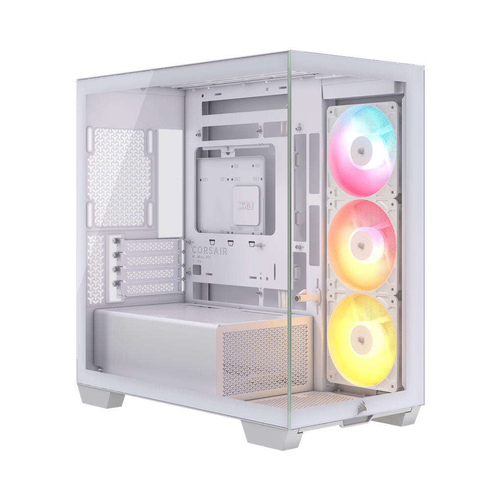 2800X RS-R ARGB Micro-ATX PC Case - White