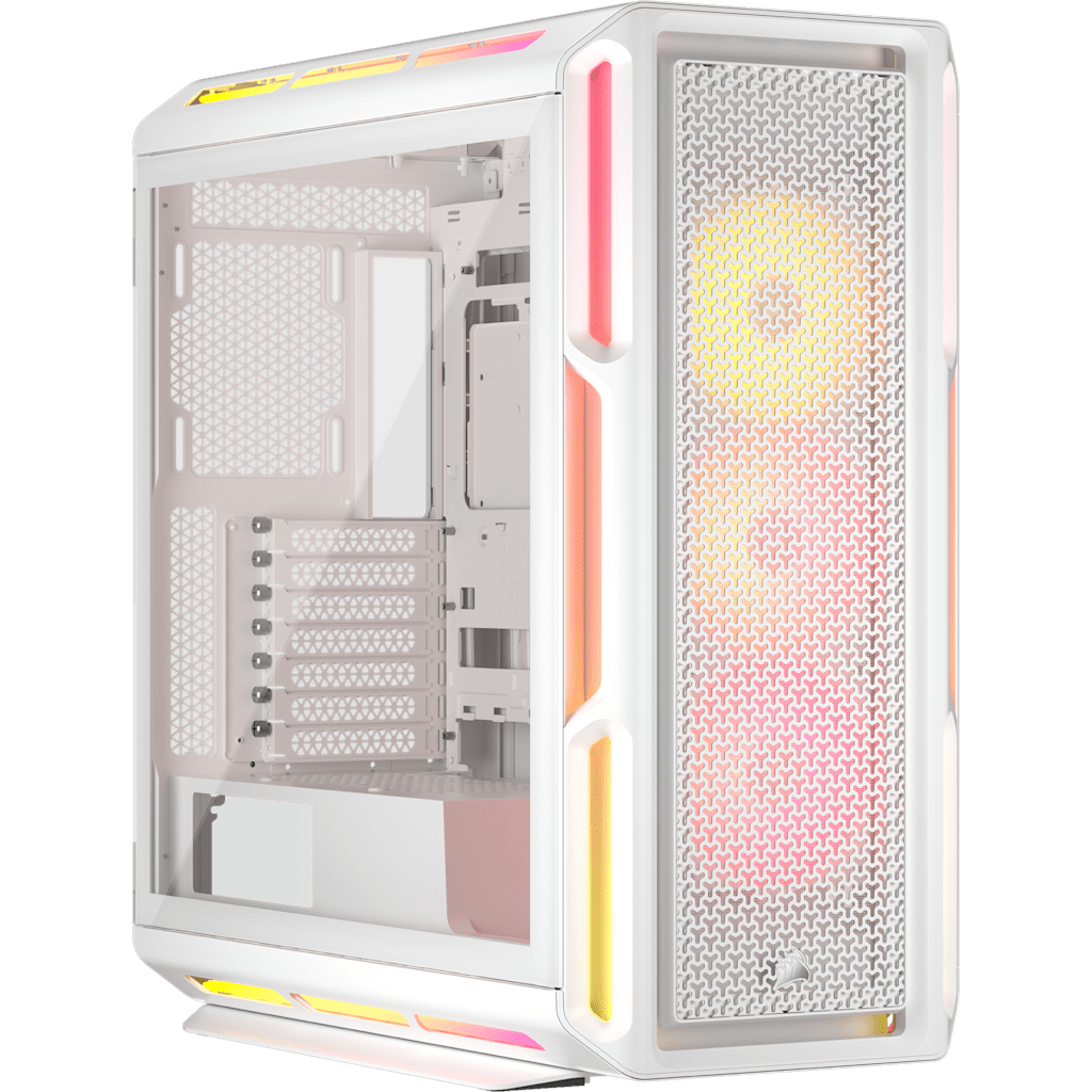 iCUE LINK 5000T LX RGB Mid-Tower High-Performance PC Case - White