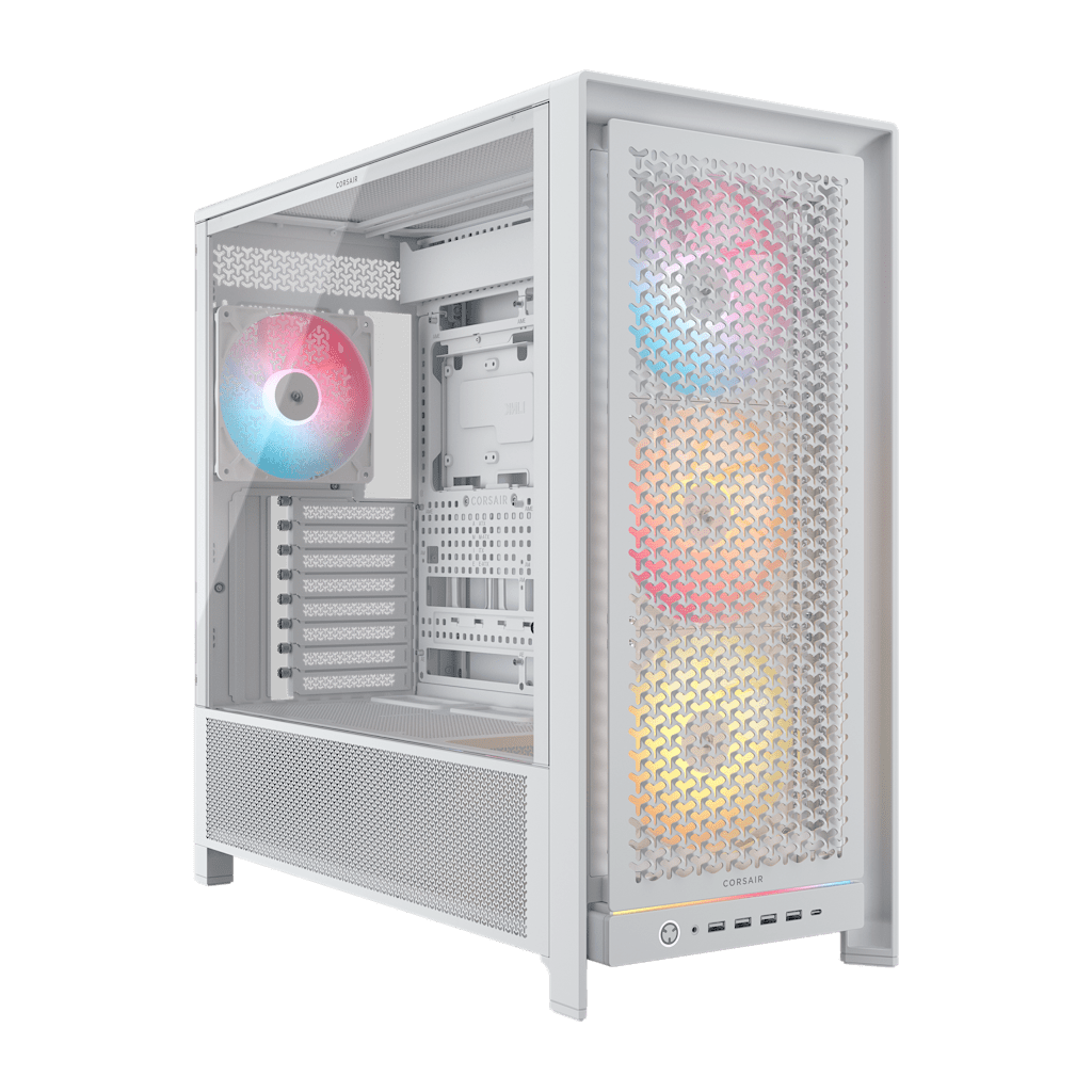 Frame 5000D RS ARGB High-Airflow Mid-Tower PC Case - White