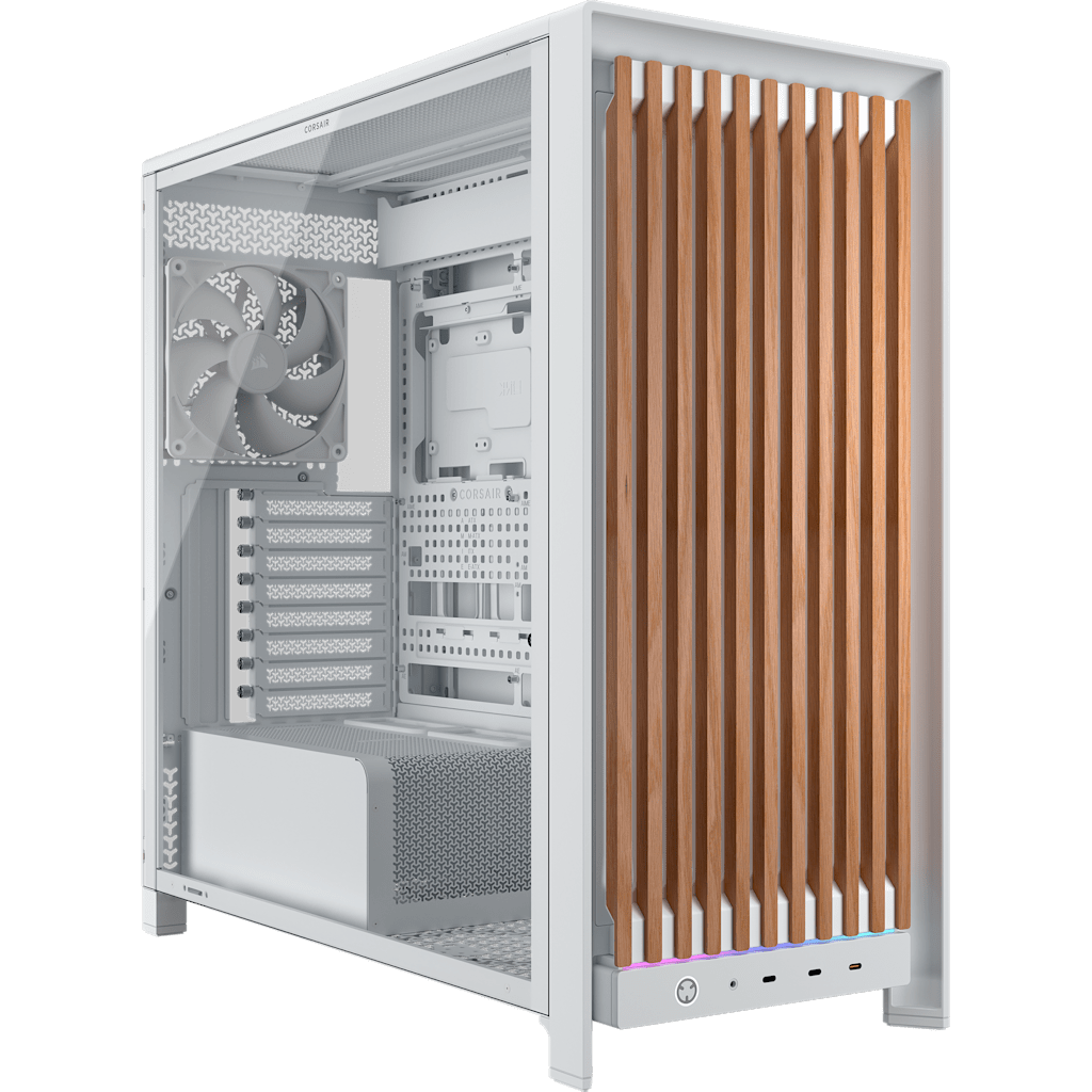 Frame 5000D WOOD RS Modular Mid-Tower PC Case - White/Oak