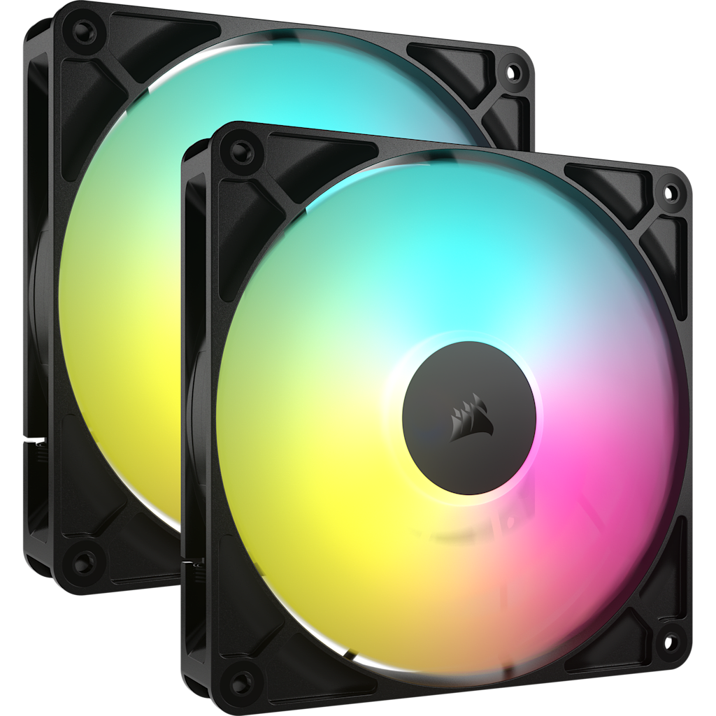RS140 ARGB 140mm PWM Fans - Dual Pack