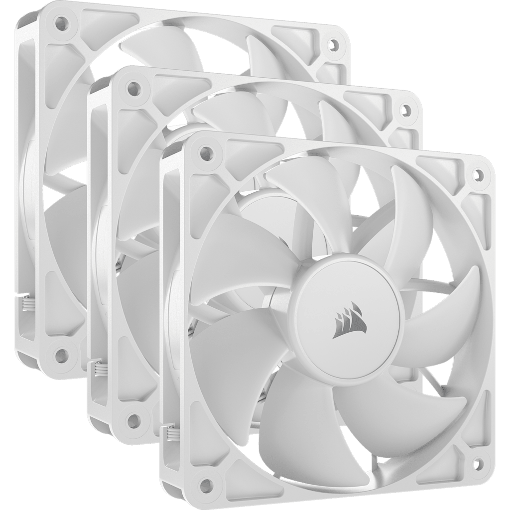 RS120 120mm PWM Fans - Triple Pack - White