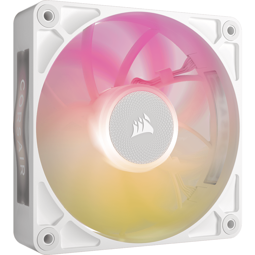 iCUE LINK RX120 MAX RGB 120mm PWM Thick Fan Expansion - White