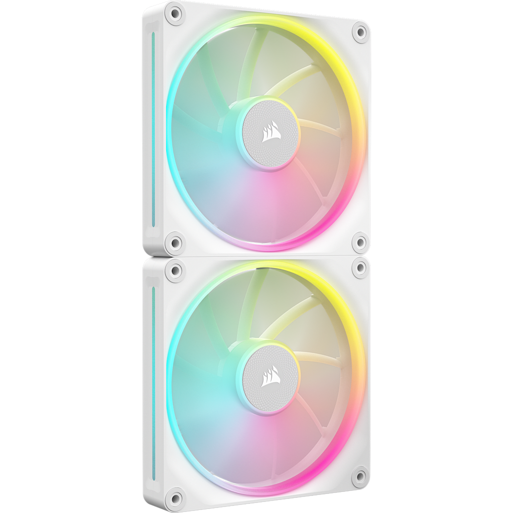 iCUE LINK LX140 RGB 140mm PWM Fans Starter Kit - White