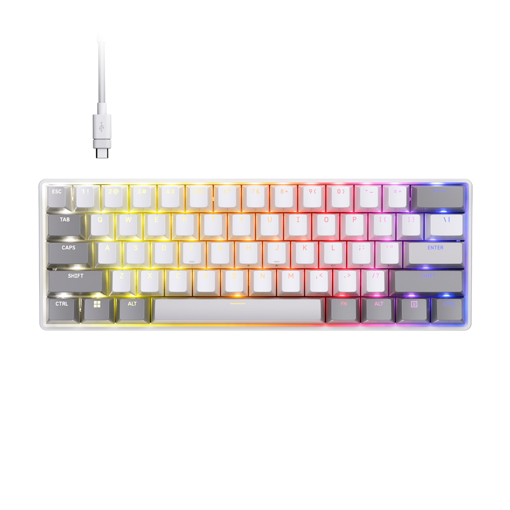 Clipper PRO MINI 60 Hall Effect Gaming Keyboard - White