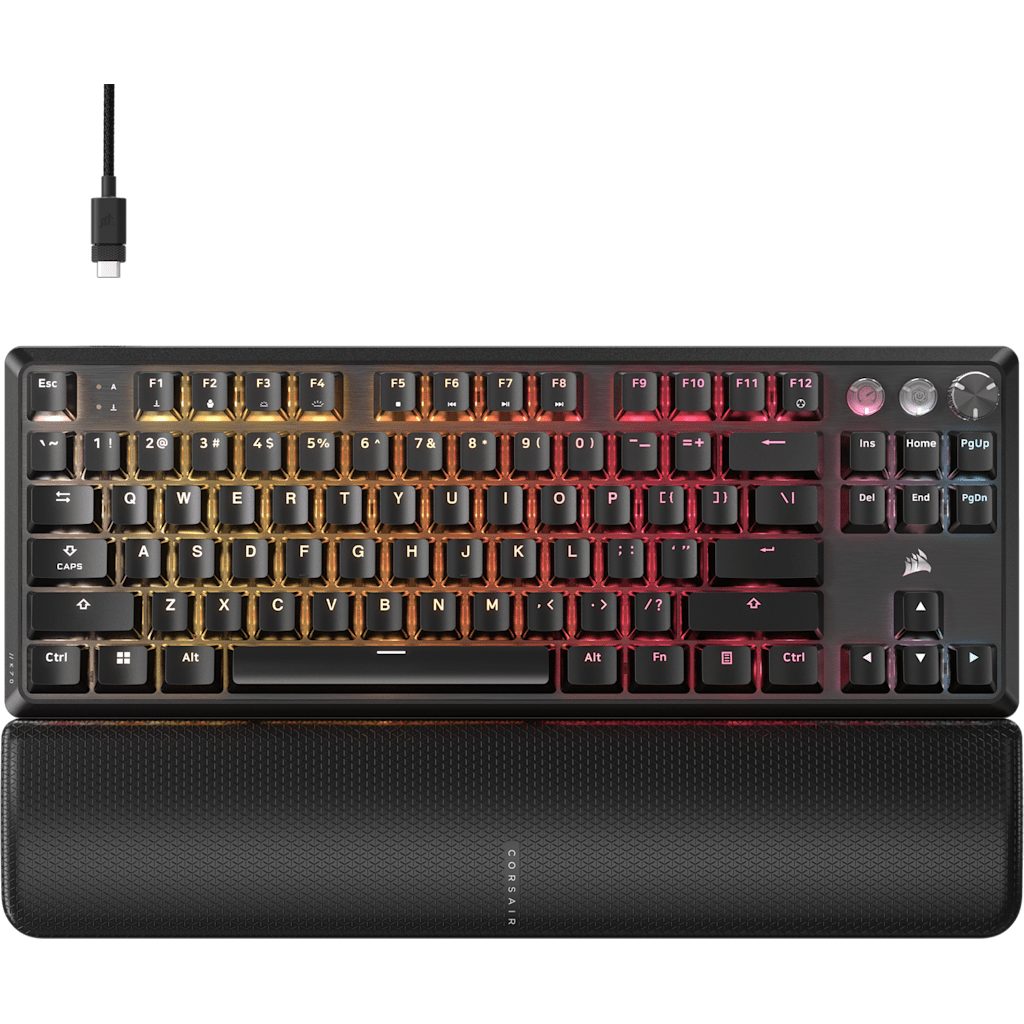 K70 PRO TKL High-Performance Hall Effect Programmable Gaming Keyboard with Rapid Trigger