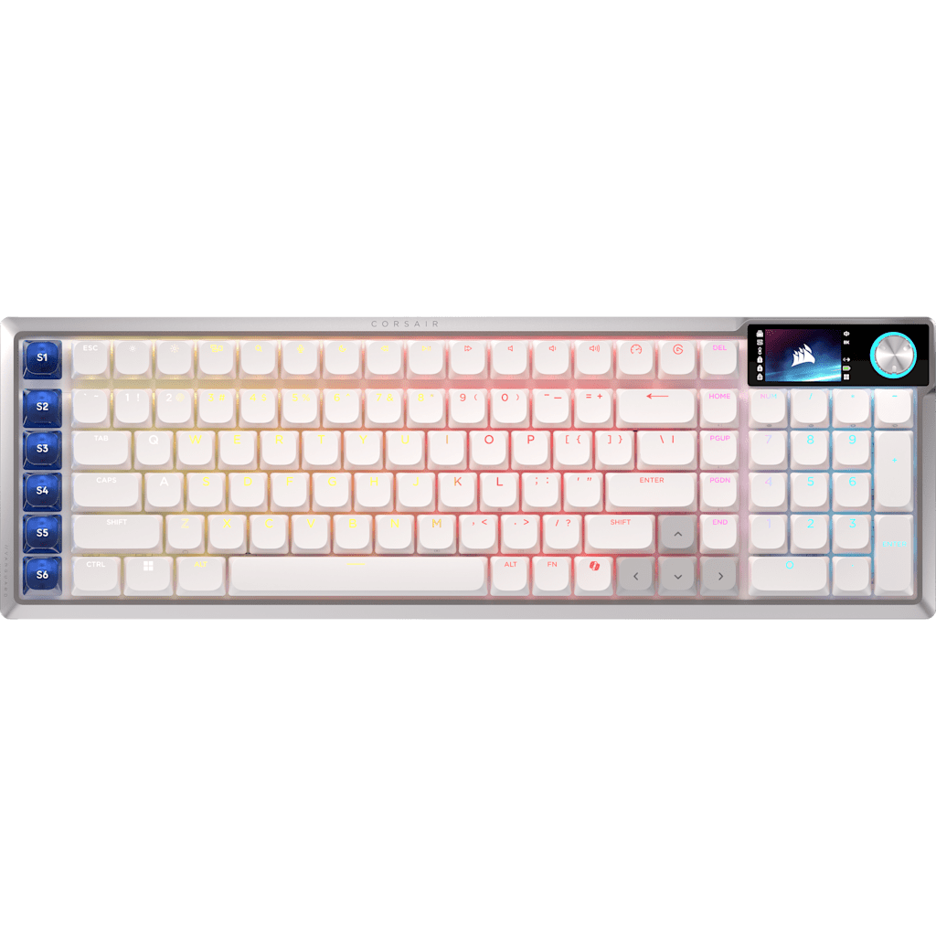 Vanguard AIR 99 Wireless Optical-Mechanical Gaming Keyboard - White