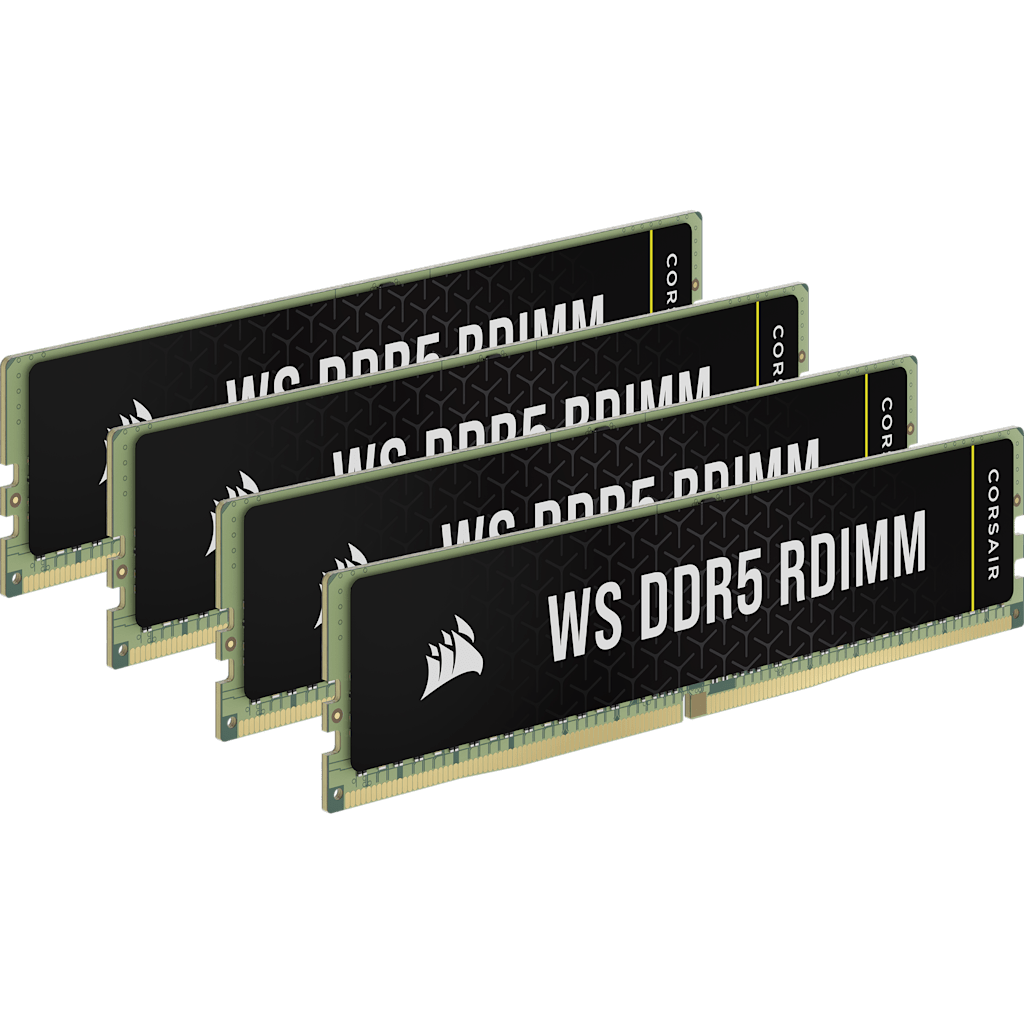 WS DDR5 ECC Rdimm 64GB (4 x 16GB) DDR5 DRAM Up To 6000MT/s CL40 Memory Kit