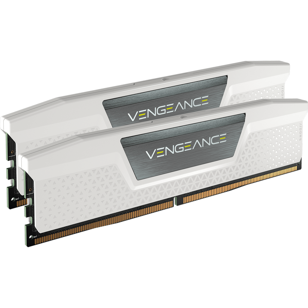 Vengeance 32GB (2x16GB) DDR5 DRAM Up To 6000MT/s CL36 Memory Kit — White