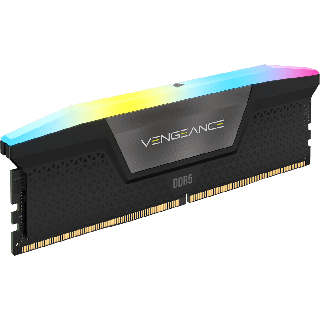 Vengeance RGB 16GB (1x16GB) DDR5 DRAM Up To 5200MT/s CL40 Memory Kit — Black