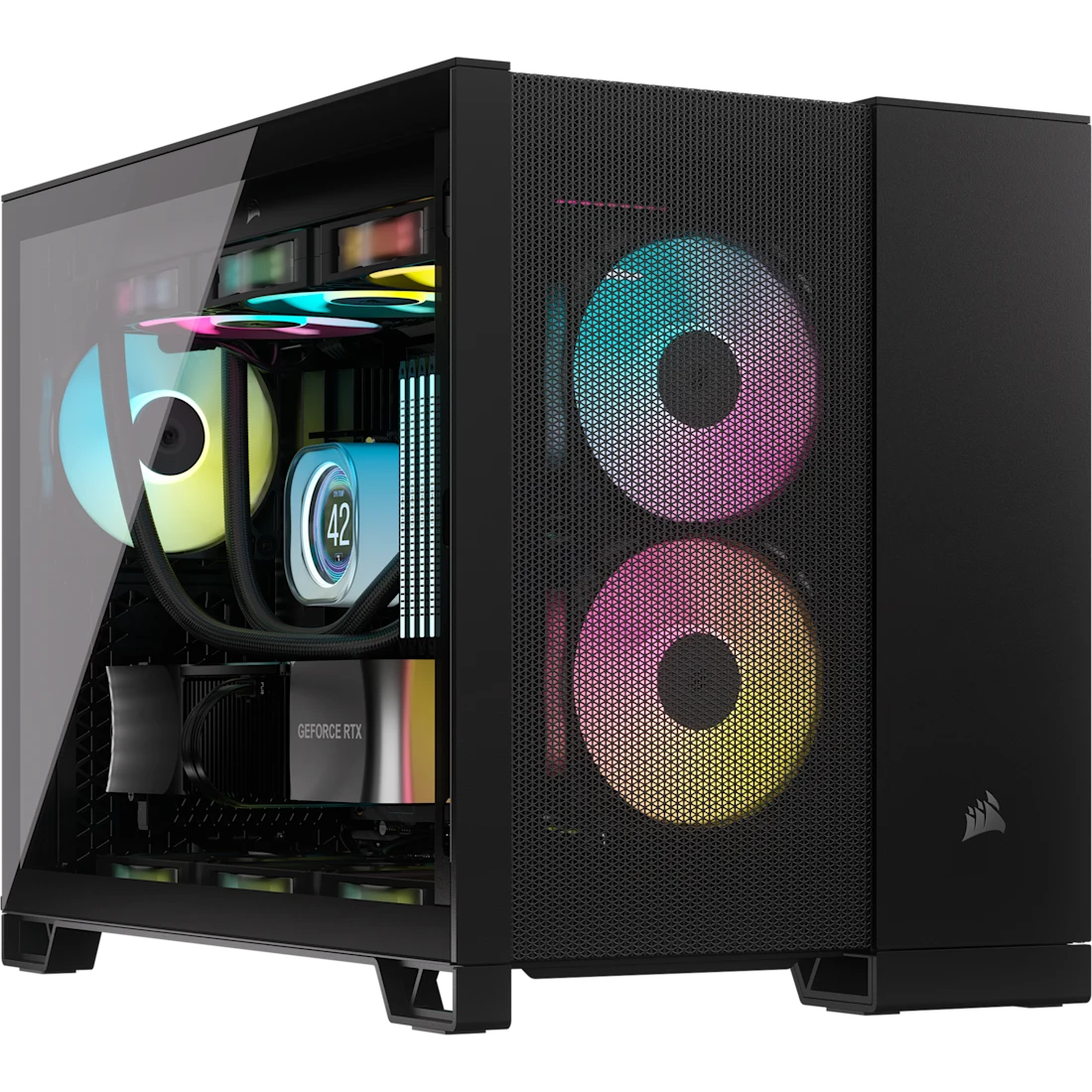 Caja Corsair 2500D Airflow mATX Negra (CC-9011263-WW) imagen oficial o realista del producto