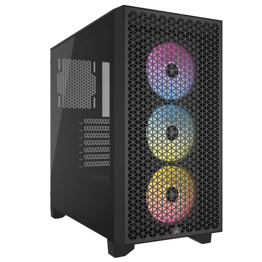 Semitorre Corsair 3000D RGB Airflow ATX Negra (CC-9011255-WW) imagen 1
