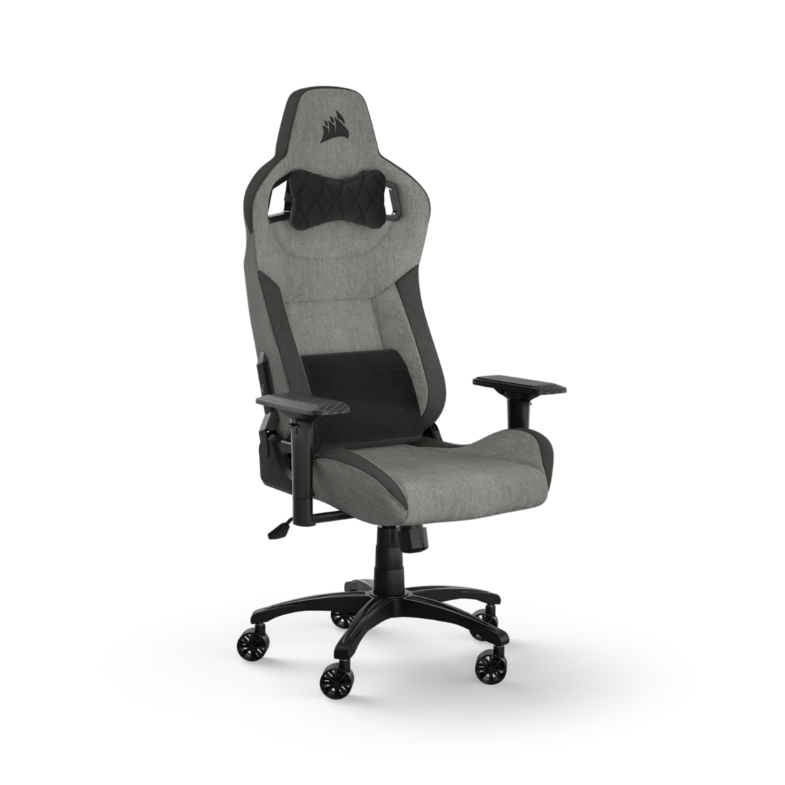 Corsair t3 rush 2023 | zračna tkanina | 4d nasloni za roke | naklon 90–160° | sivo-antraciten gaming stol 1 Corsair t3 rush 2023 sivo-antraciten gaming stol s tekstilnim oblazinjenjem