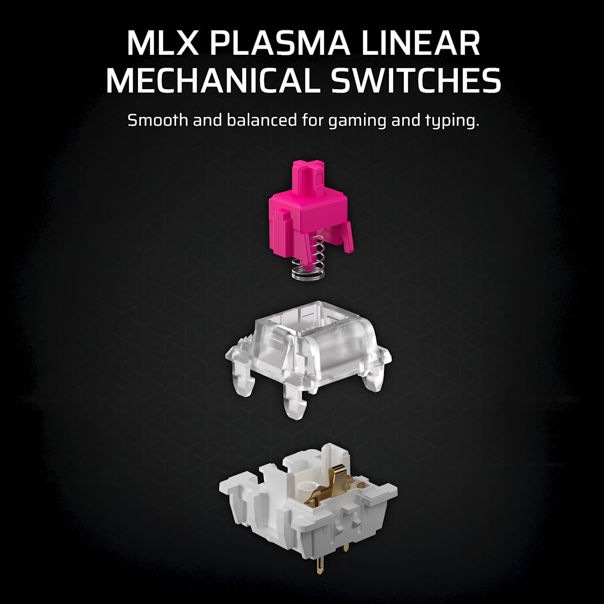 Corsair MLX Plasma Linear Mechanical Keyswitches — фото 2
