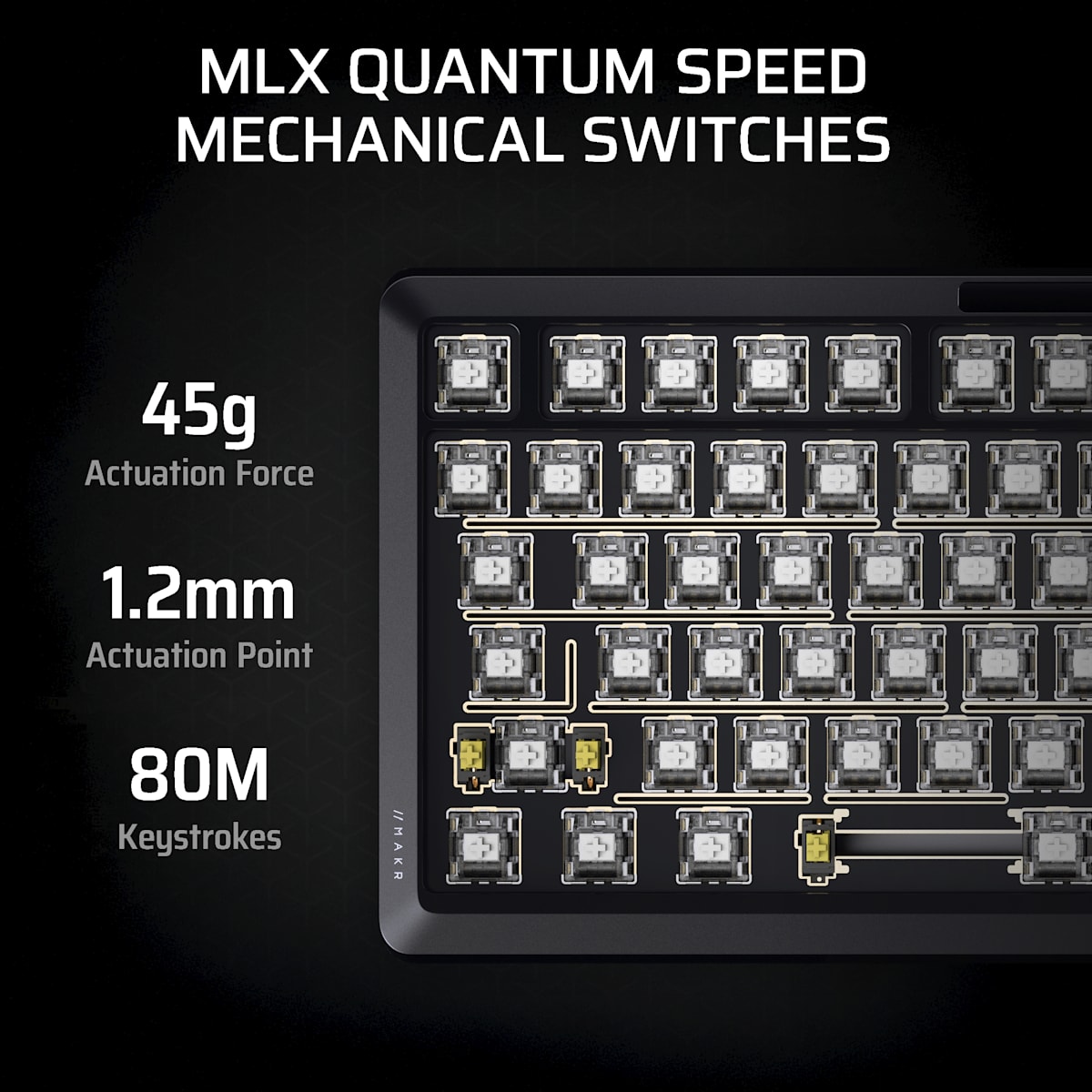 Corsair MLX Quantum Speed Mechanical Keyswitches — фото 3