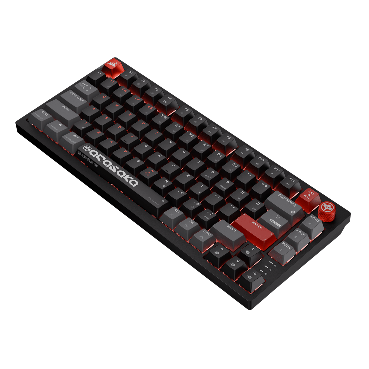 Клавиатура Corsair K65 Plus Wireless 75% RGB Mechanical Gaming Keyboard - Cyberpunk 2077: Arasaka Edition — фото 3