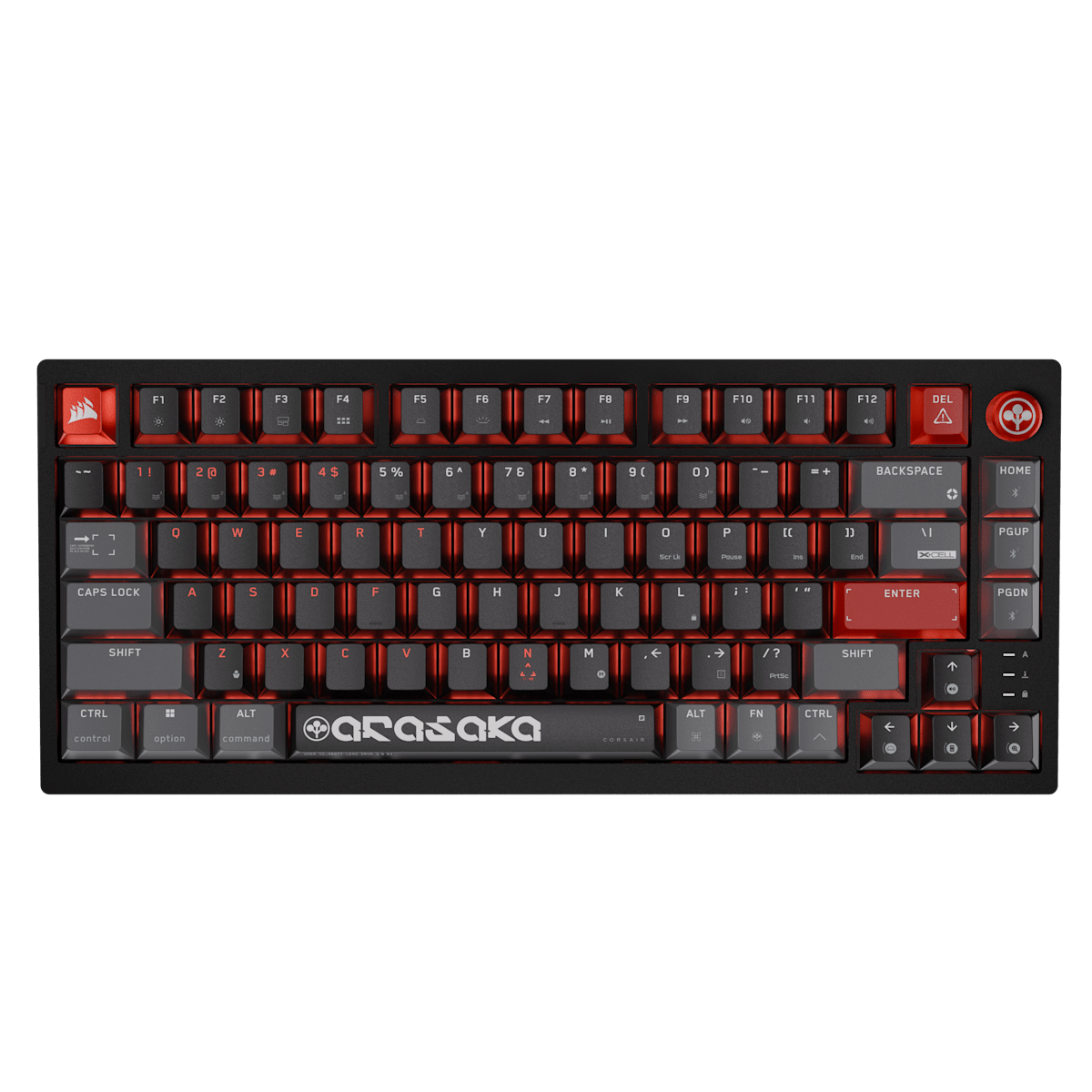 Клавиатура Corsair K65 Plus Wireless 75% RGB Mechanical Gaming Keyboard - Cyberpunk 2077: Arasaka Edition — фото 1