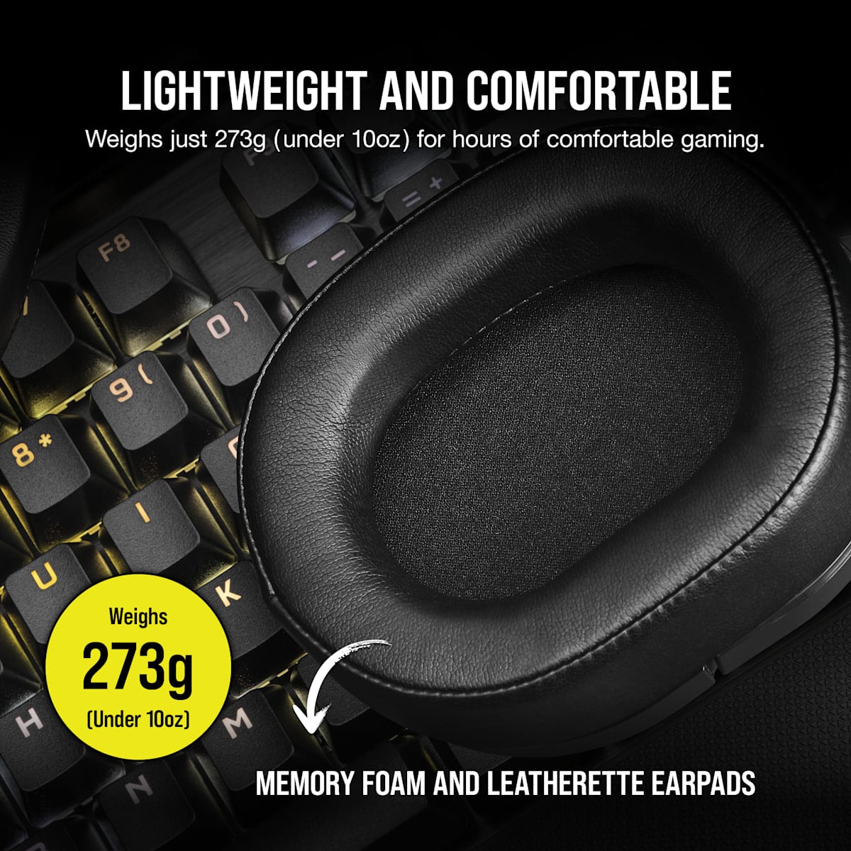 Corsair HS55 Surround V2 Wired Gaming Headset, цвет: Карбоновый — фото 4