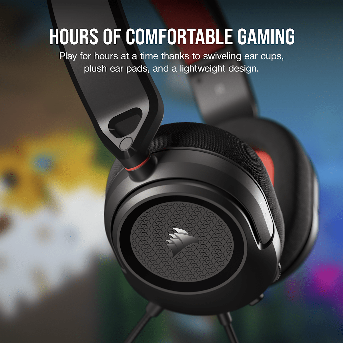 Corsair HS35 v2 Multiplatform Gaming Headset, цвет: Синий — фото 8