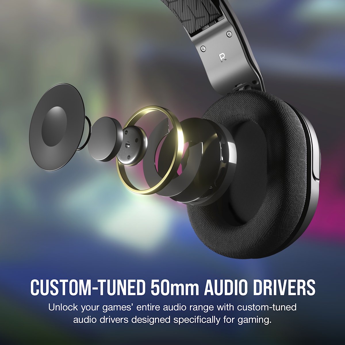 Corsair HS35 Surround v2 Multiplatform Gaming Headset, цвет: Карбоновый — фото 5