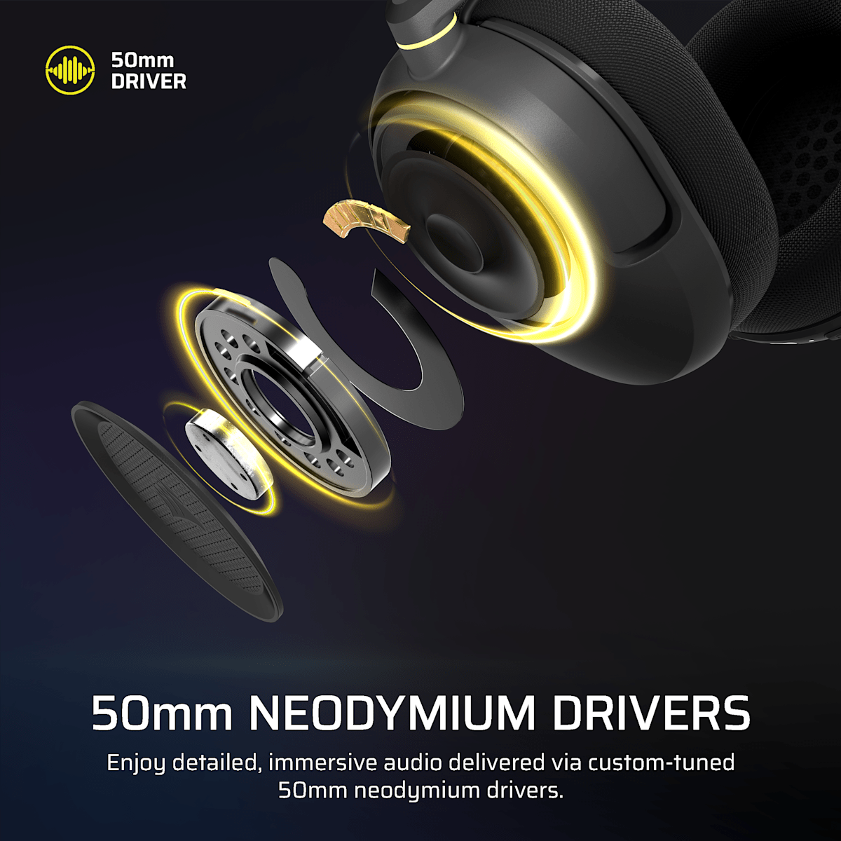 Corsair HS35 v3 Wireless Gaming Headset, цвет: Карбоновый — фото 6