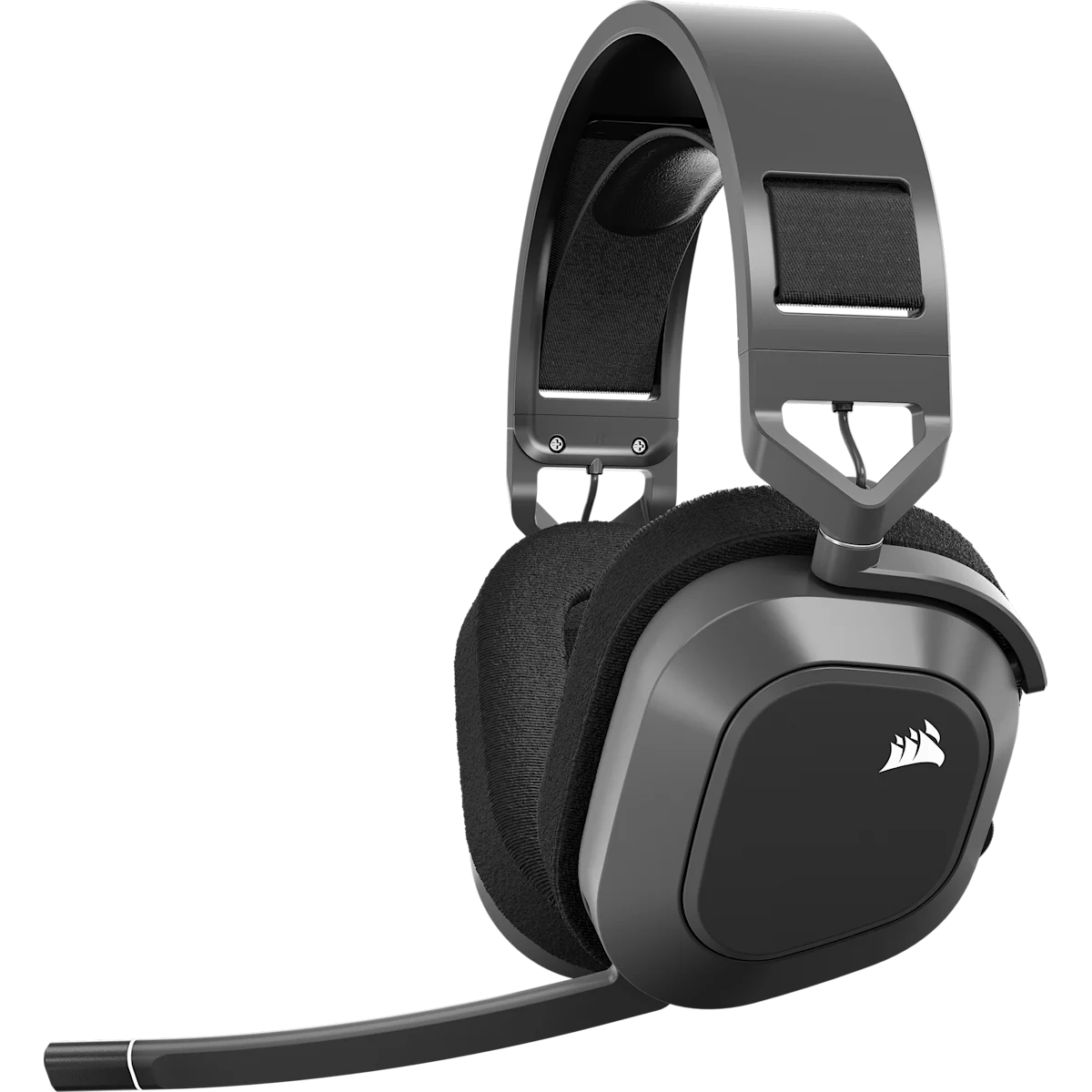 Corsair HS80 Max Wireless Gaming Headset, цвет: Стальной серый — фото 1