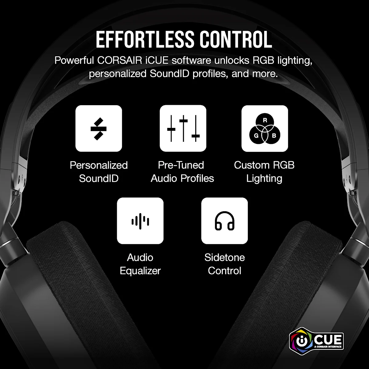 Corsair HS80 Max Wireless Gaming Headset, цвет: Стальной серый — фото 8