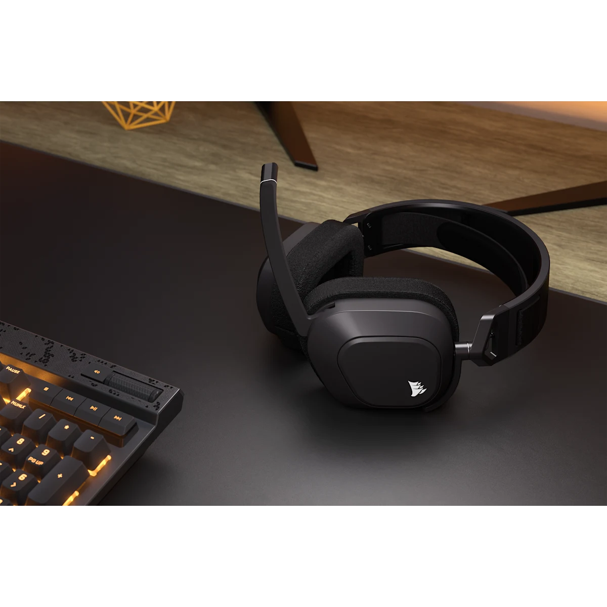 Corsair HS80 Max Wireless Gaming Headset, цвет: Стальной серый — фото 9
