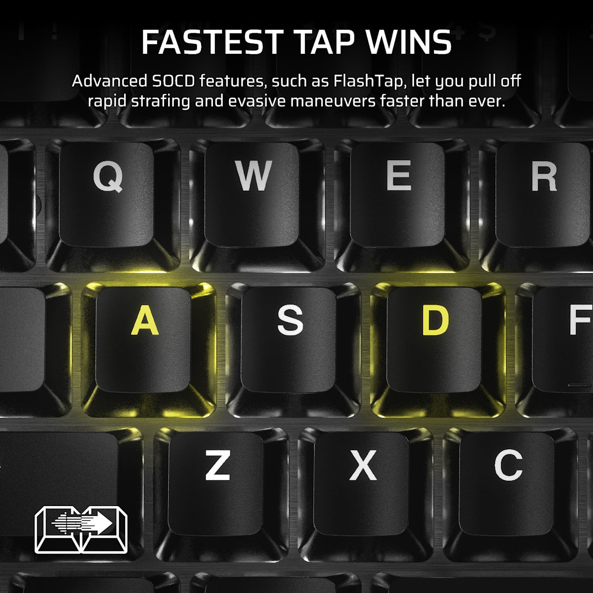 Corsair K70 Pro Tkl High-Performance Hall Effect Programmable Gaming Keyboard with Rapid Trigger, цвет: Чёрный, вариант 1 — фото 4