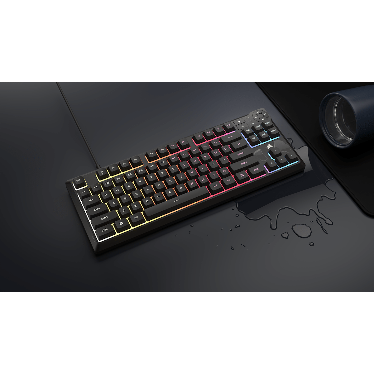 Corsair K55 Core Tkl Rgb Gaming Keyboard, цвет: Na - North American Layout — фото 10