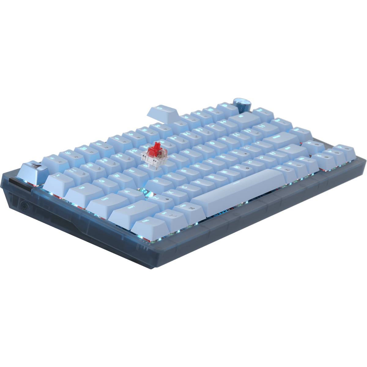 Corsair K65 Plus 75% RGB Mechanical Gaming Keyboard – Glacier Blue — фото 8