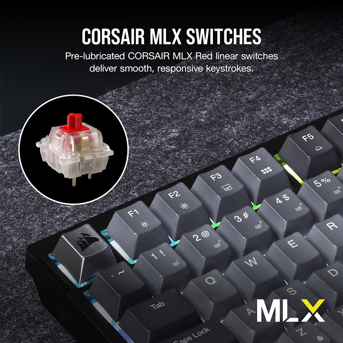 Corsair K65 Plus Wireless 75% RGB Mechanical Gaming Keyboard — фото 4