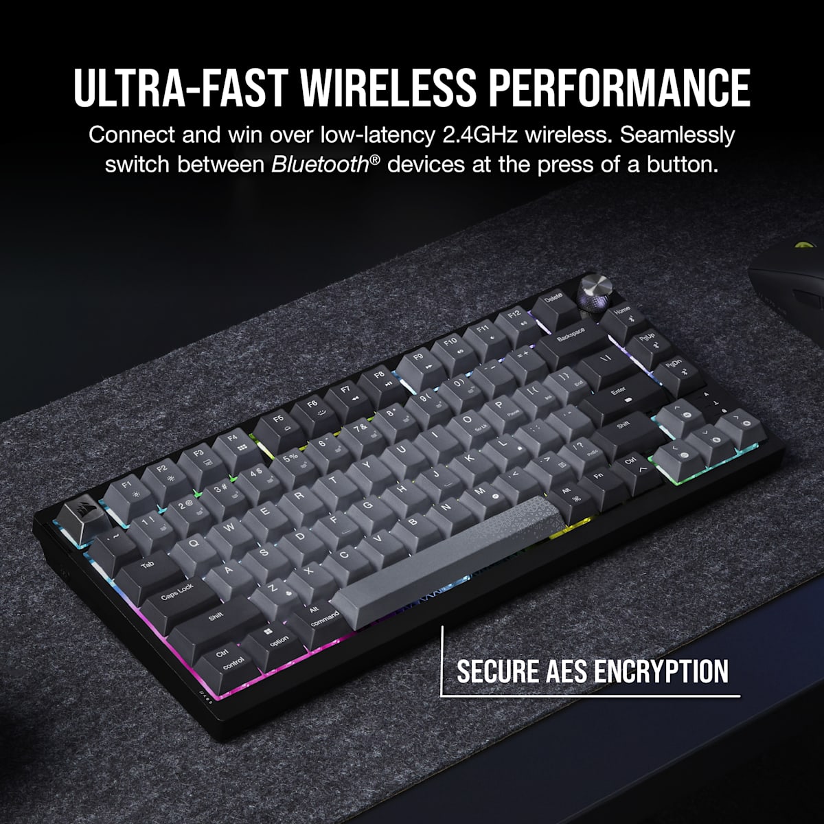 Corsair K65 Plus Wireless 75% RGB Mechanical Gaming Keyboard — фото 5
