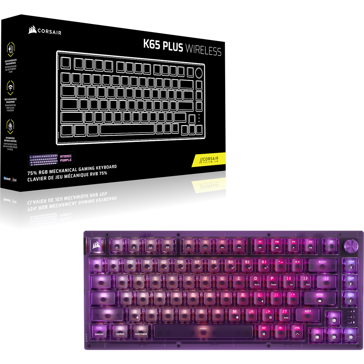 Corsair K65 Plus Wireless Mechanical Gaming Keyboard — фото 9