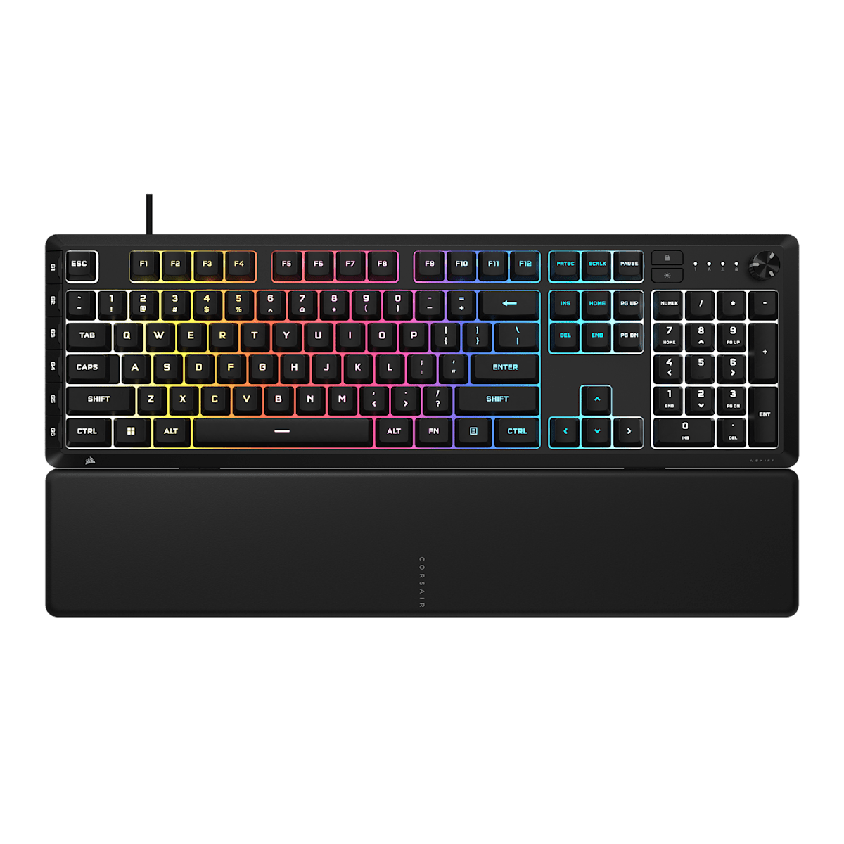 Corsair Skiff 100 Plus Gaming Keyboard, цвет: Na - North American Layout — фото 1