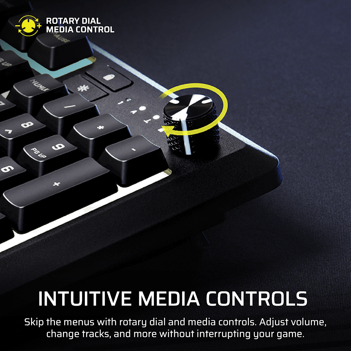 Corsair Skiff 100 Gaming Keyboard, цвет: Na - North American Layout — фото 3