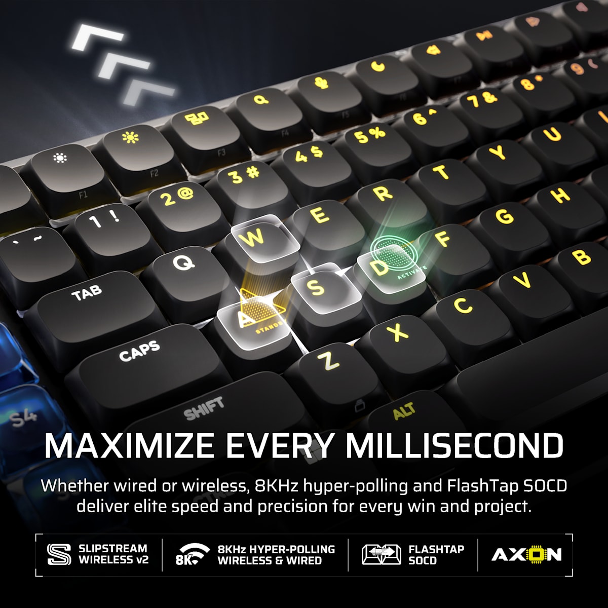 Corsair Vanguard Air 99 Wireless Optical-Mechanical Gaming Keyboard, цвет: Чёрный — фото 10