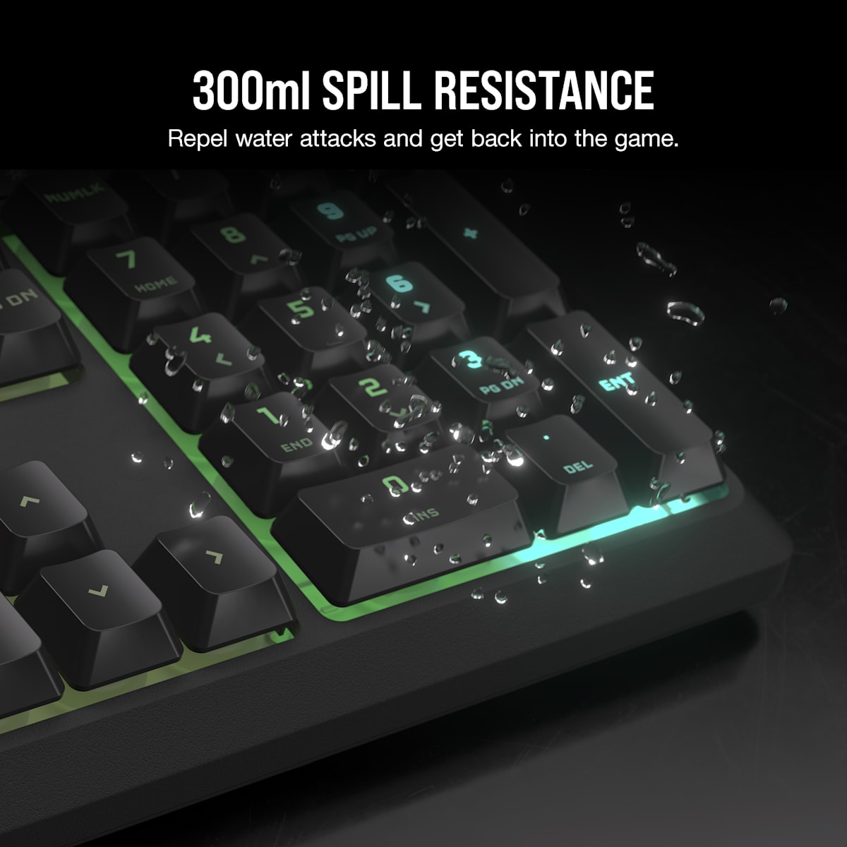 Corsair K55 Core Rgb Gaming Keyboard, цвет: Чёрный — фото 6