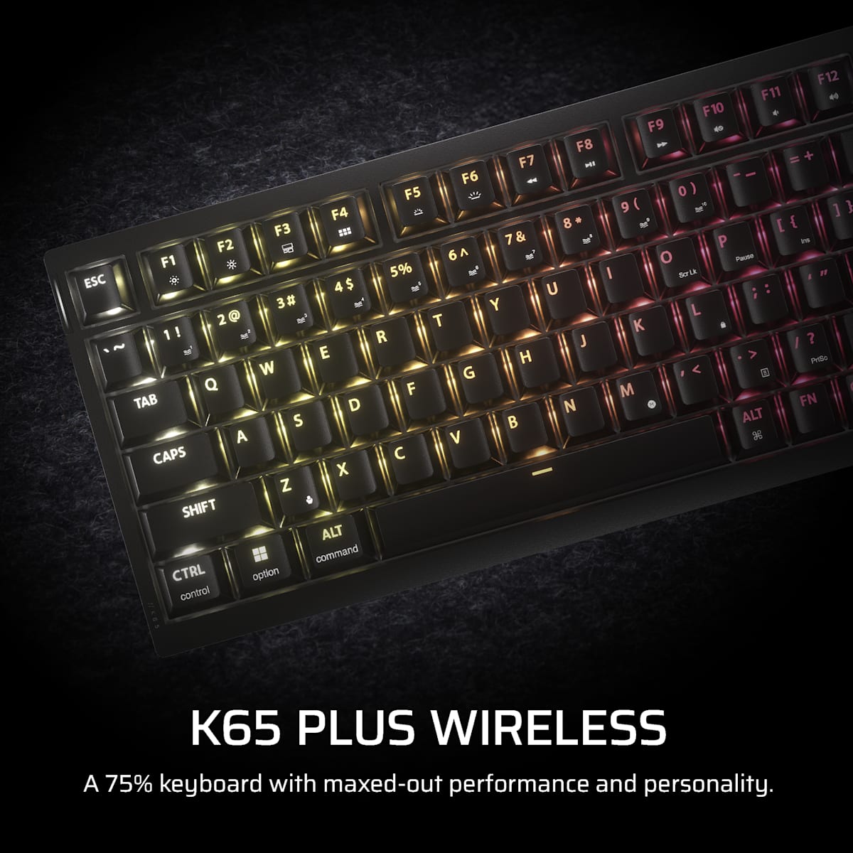Corsair K65 Plus Wireless Tactile 75% RGB Mechanical Gaming Keyboard — фото 2