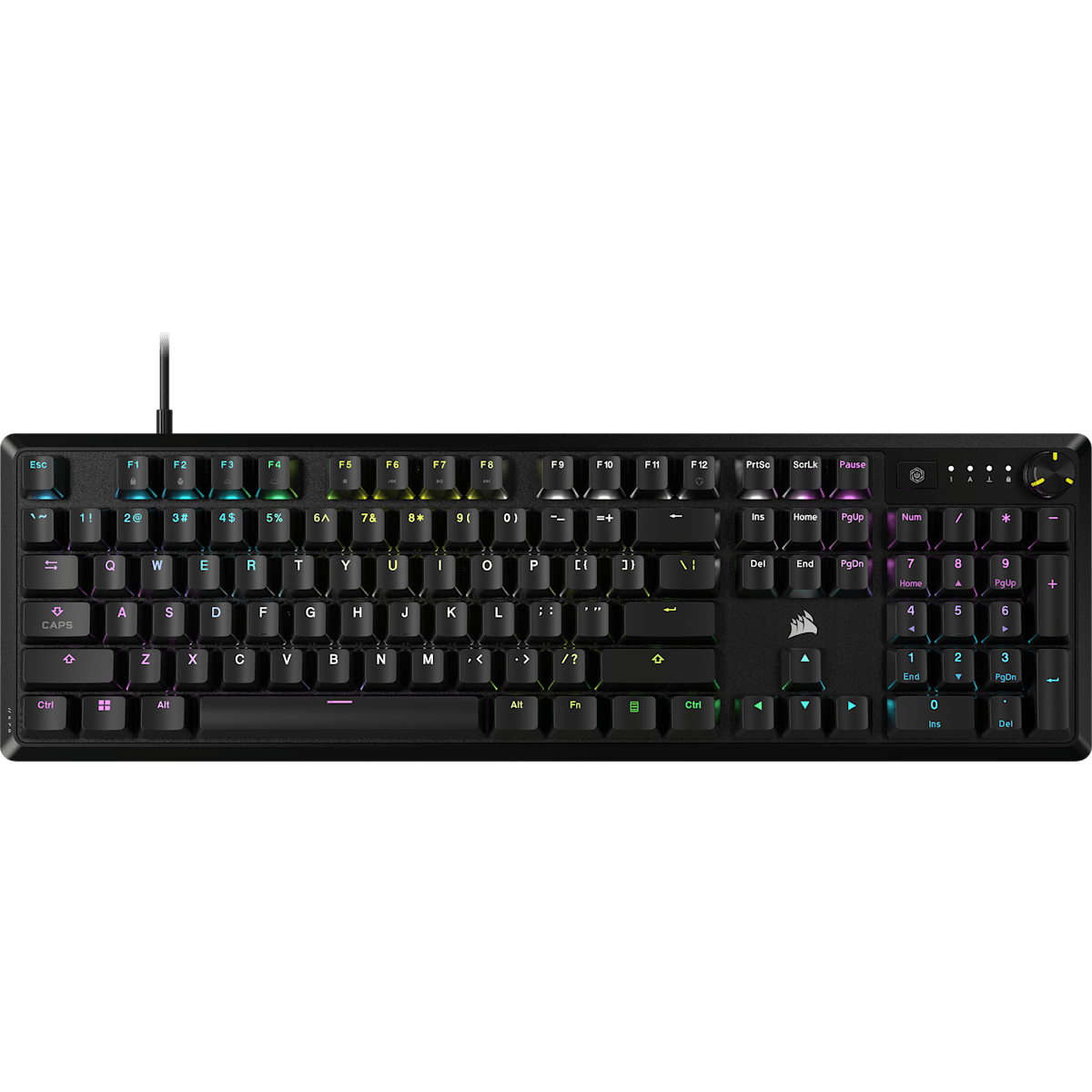 Corsair K70 Core Rgb Mechanical Gaming Keyboard, цвет: Чёрный