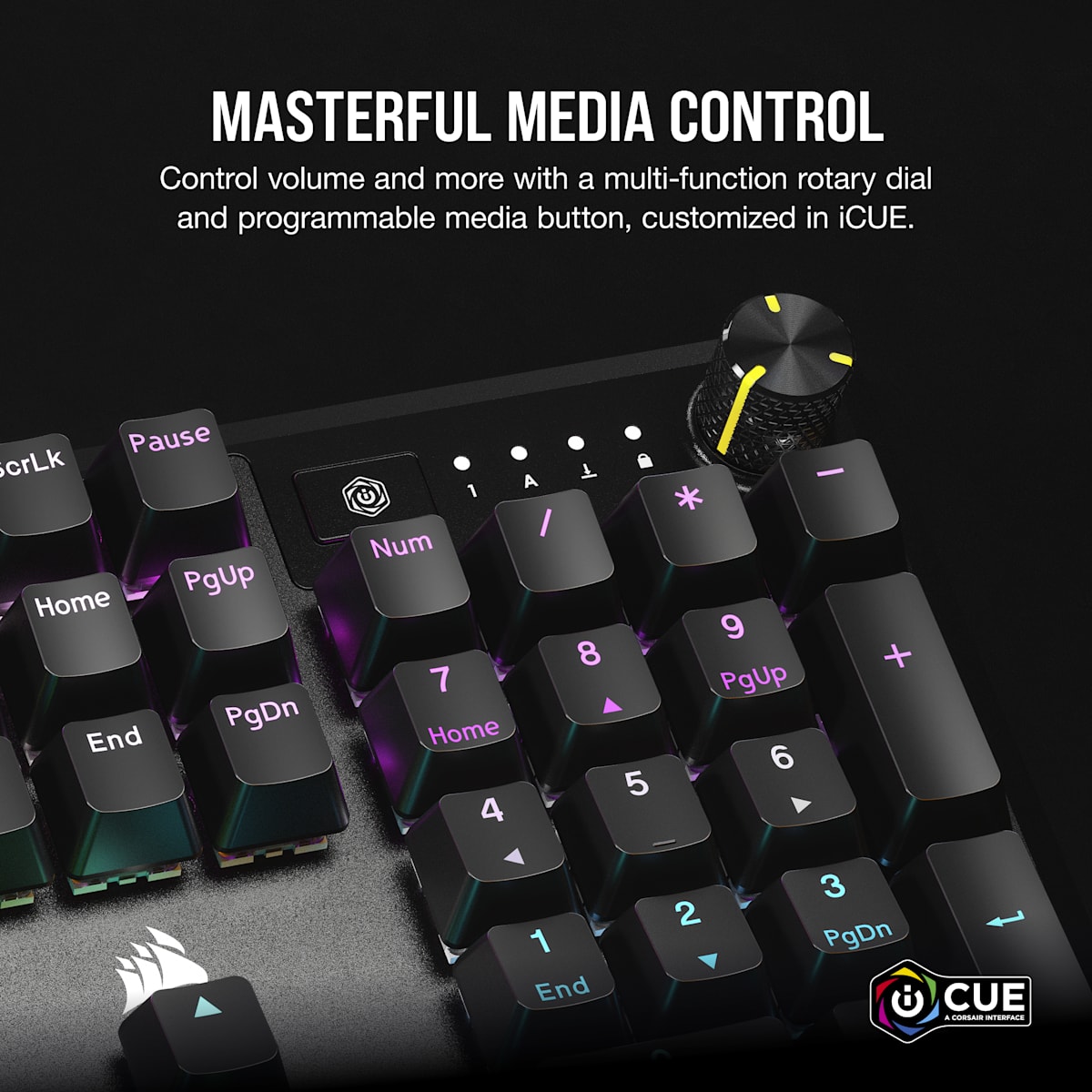 Corsair K70 Core Rgb Mechanical Gaming Keyboard, цвет: Чёрный — фото 4